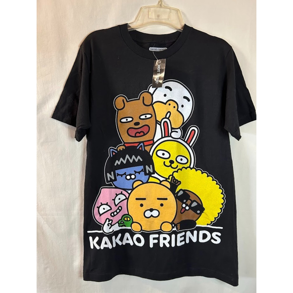 Kakao Friends Adult Small Jumbo Pile T-shirt Hot Topic NWT Emotiocons Kakao Talk - Picture 1 of 6